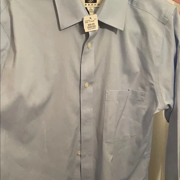 Joseph Abboud Sky Blue Dress Shirt - Picture 6 of 9